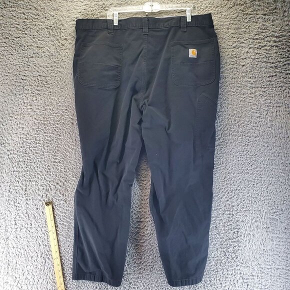 Carhartt Pants Mens 46 Black Relaxed Fit Durable Cotton Blend Workwear *Read* - Picture 12 of 13